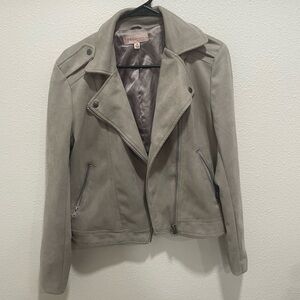 Philosophy Women's Tan Faux Leather Jacket